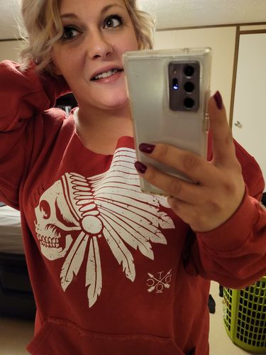 Customer photo review of 3 - Apache Wide Neck Hoodie