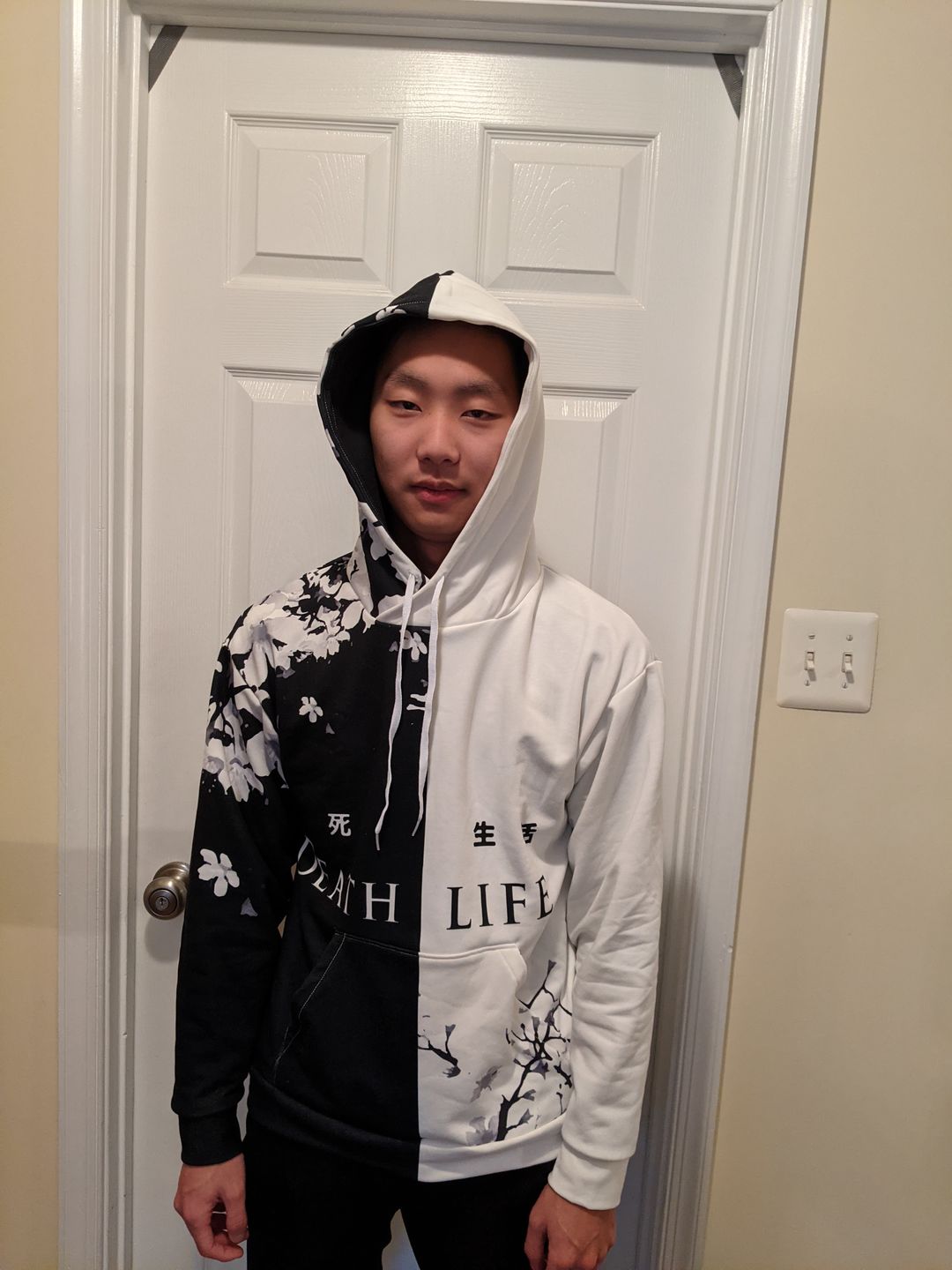Customer photo review of Death & Life Hoodie