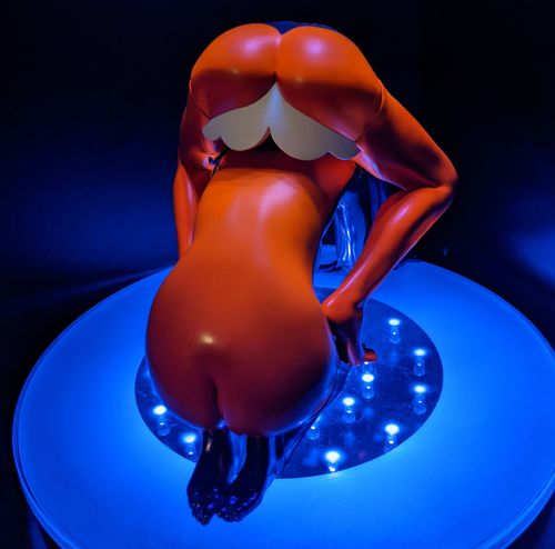 Customer photo review of Lady Lips Art Sculpture by Ron English x Clutter - IamRetro Exclusive