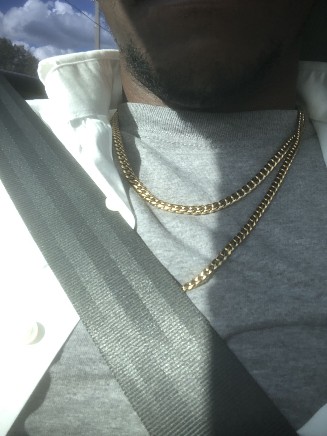 Customer photo review of 6mm 14K Gold IP Premium Miami Cuban Chain
