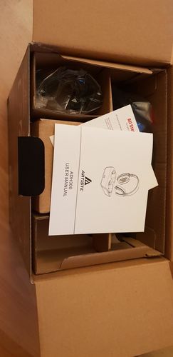 Customer photo review of Wireless TV Headphones, Monodeal Over Ear Headsets for TV Watching with Charging Dock, 2.4GHz RF Transmitter, 100ft Wireless Range and Rechargeable 20 Hour Battery, Black