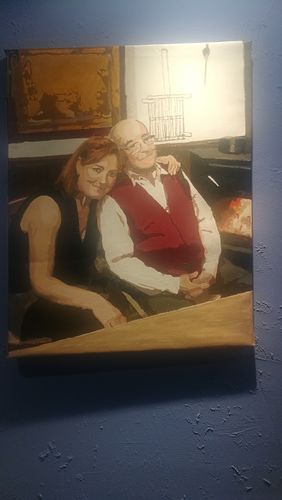 Customer photo review of Pintar por numeros personalizado