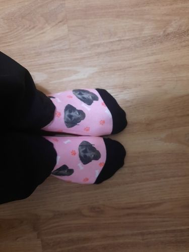 Customer photo review of Nogavice s tvojim psom