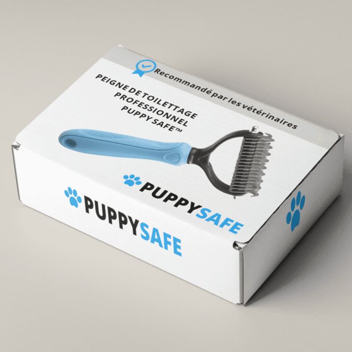 Customer photo review of Peigne de Toilettage Professionnel PuppySafe™