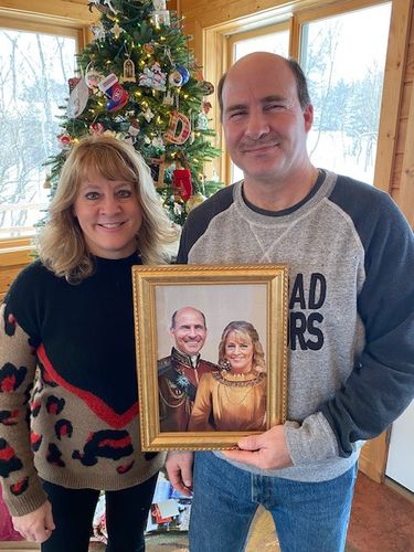 Customer photo review of The Lord and Lady - Custom Poster