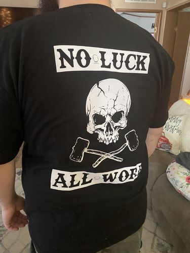 Customer photo review of 39 - All Work Tee