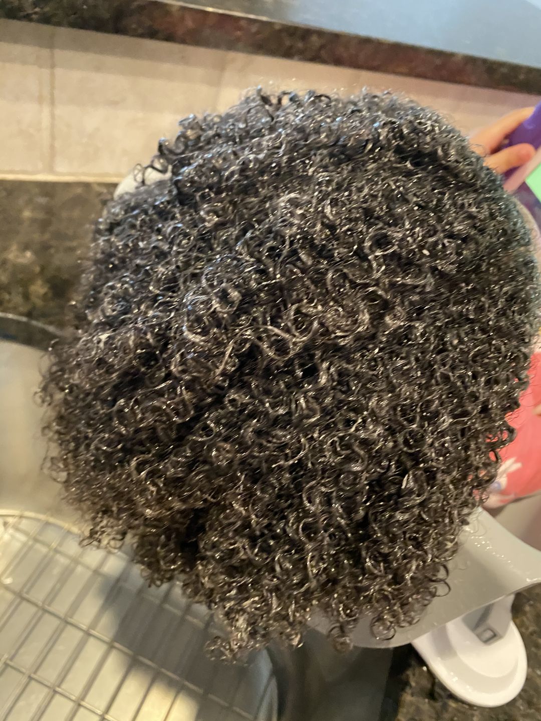 Customer photo review of Avocado & Banana Deep Conditioner 12 oz.