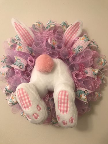 Customer photo review of 3 Piece 25"H X 12"L Bunny Decor Kit White/Light Pink HE718515