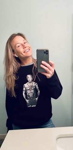 Customer photo review of The Don Sweater