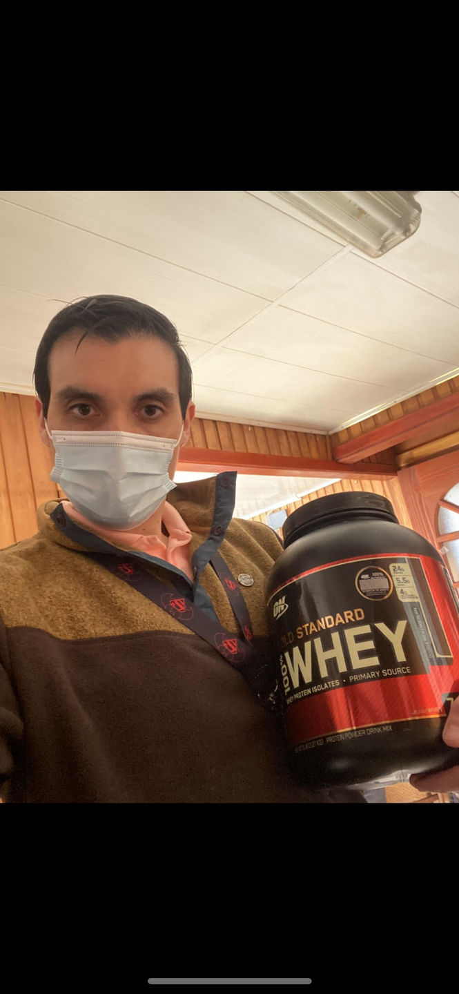 Customer photo review of Optimum Nutrition Gold Standard 100% Whey Proteina 5 Lb