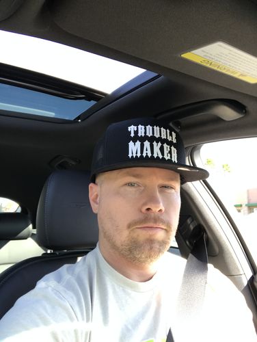 Customer photo review of 560 - Trouble Flatbill SnapBack
