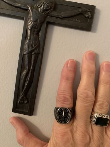 Customer photo review of COMPASS STAR RING