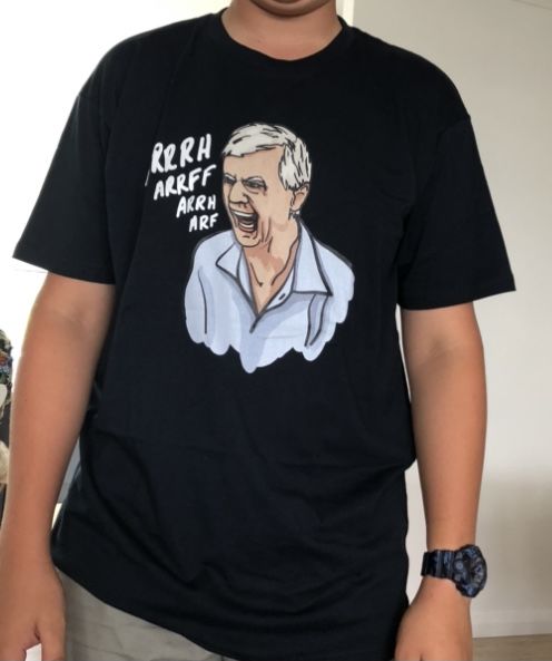 Customer photo review of Barking Dog Man 🗣️ - Men's T Shirt