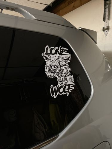 Customer photo review of 310 - Lone Wolf Decal