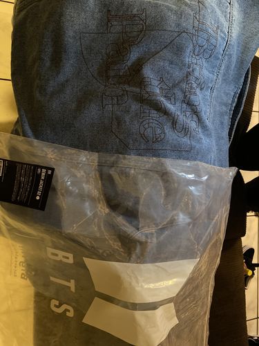 Customer photo review of Official BTS Pop Up:  Map Of the Soul - Denim Jacket