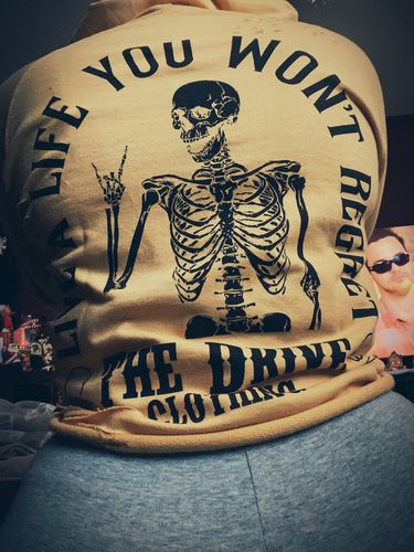 Customer photo review of #Regret Crop Fitted Hoodie - 014