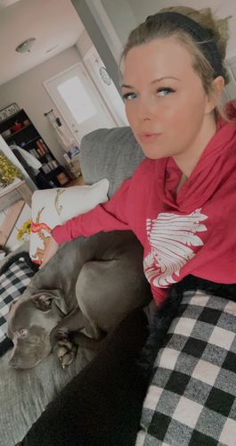 Customer photo review of 1- Apache Crop Hoodie