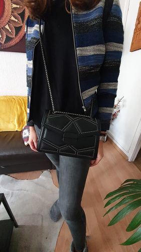 Customer photo review of Rivet Crossbody Bag