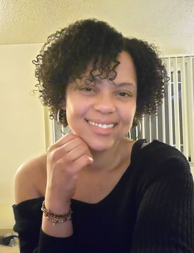 Customer photo review of Curly Hair Wash and Go Set with Organic Jojoba Oil for Moisturizing Hair with Lavender Fragrance