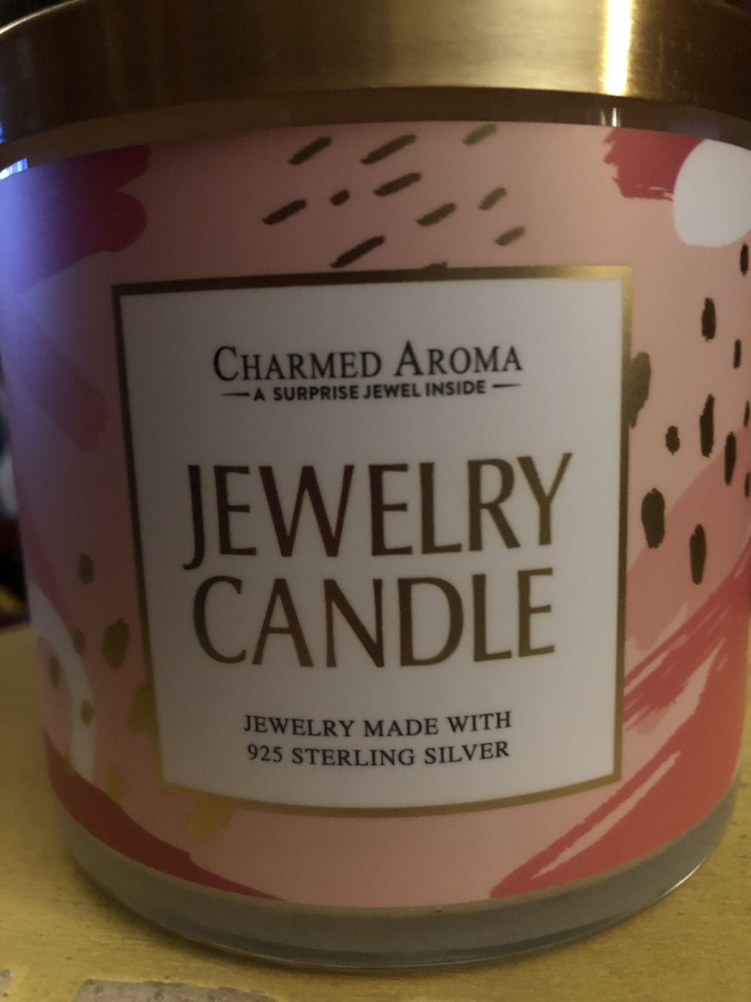 Customer photo review of Surprise Candle - 925 Sterling Silver Jewelry Collection