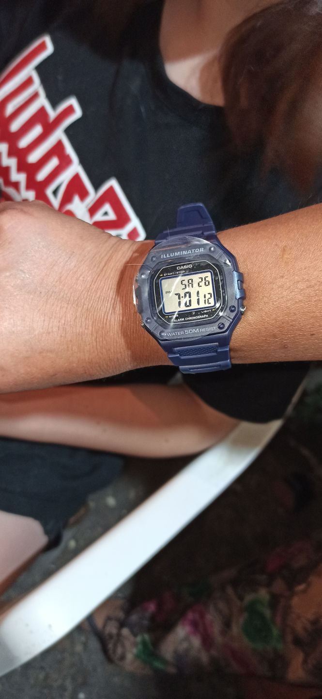 Customer photo review of Reloj Casio Vintage W-218H-2AVDF Azul