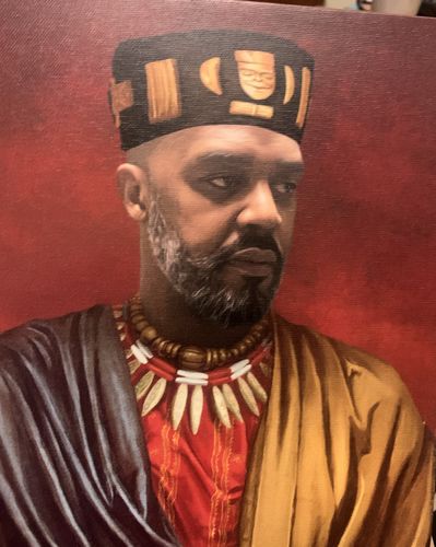 Customer photo review of The African King - Custom Canvas