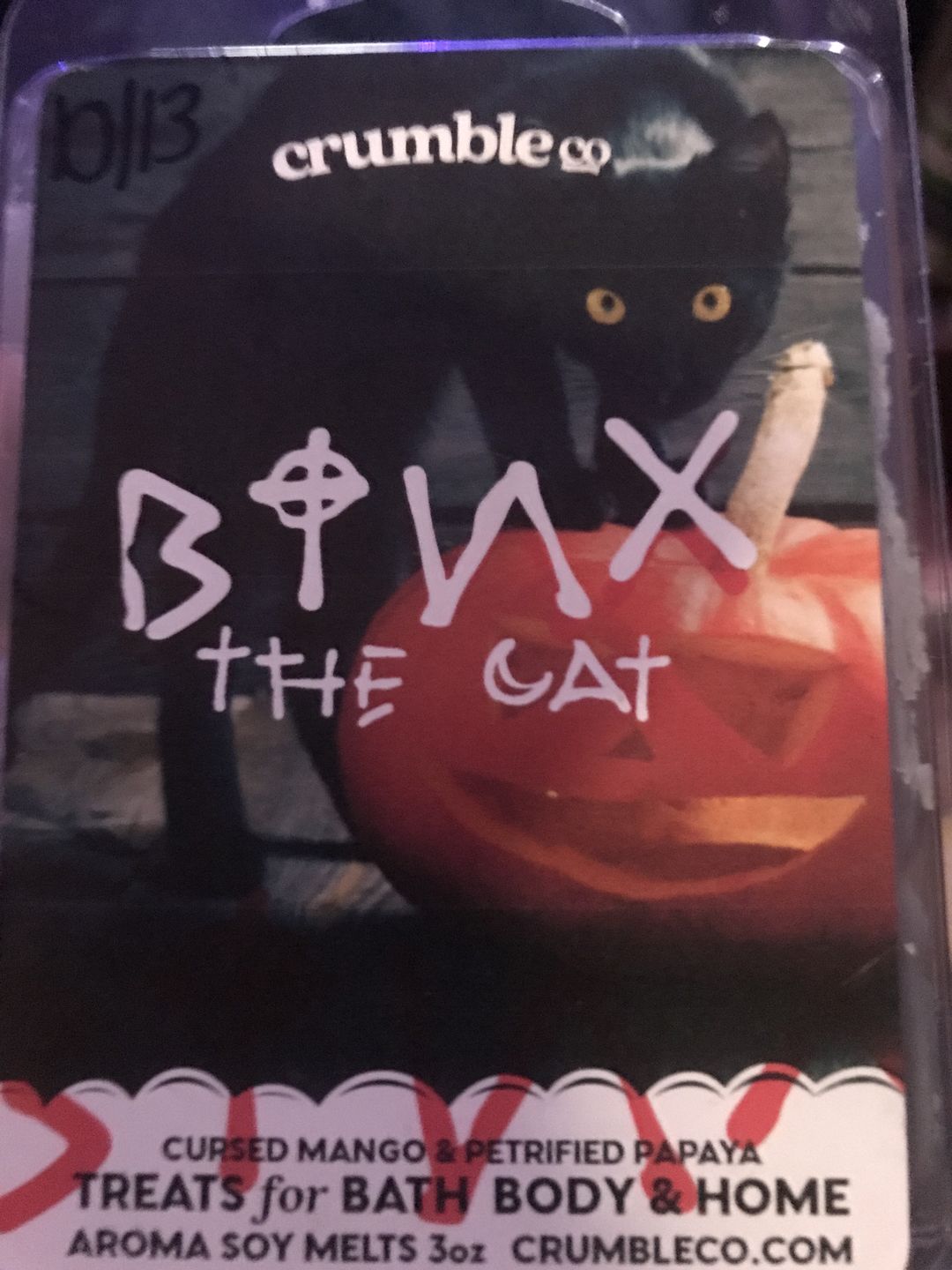Customer photo review of Binx the Cat Wax Melt