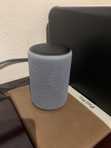 Customer photo review of Amazon - Echo (3rd Gen) Smart Speaker with Alexa