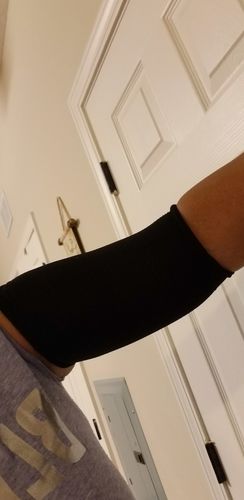 Customer photo review of Arm and Leg Sleeves Slimming Shaper - Pair
