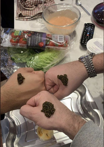 Customer photo review of Kaluga Sturgeon Caviar “River Beluga”