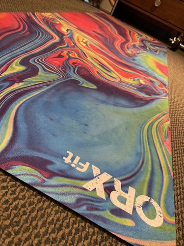Customer photo review of Mat de Entrenamiento ORX Psicodelic