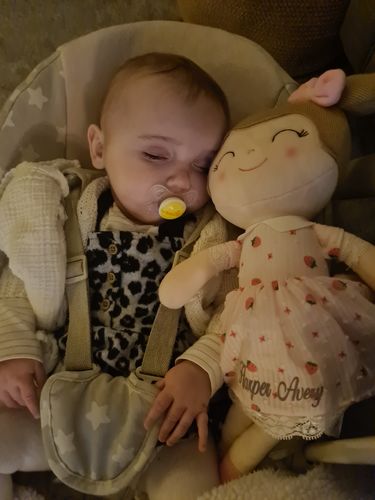 Customer photo review of Personalized Leyadoll (Strawberry) with Gift Bag - 2 Skin Tones