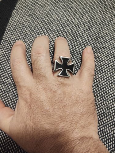 Customer photo review of IRON CROSS RING