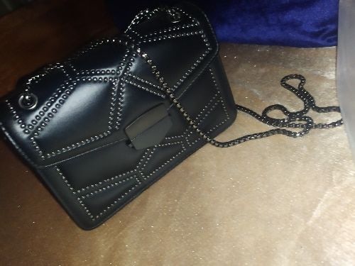 Customer photo review of Rivet Crossbody Bag