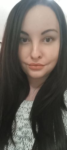 Customer photo review of Full Shine Clip in Extensions 100% Remy Human Hair 7 Pieces Off Black (#1B)
