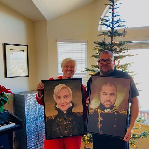 Customer photo review of The Admiral - Custom Canvas