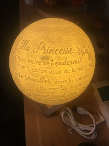 Customer photo review of À MA FILLE - MAMAN - PRINCESSE- MOONLIGHT