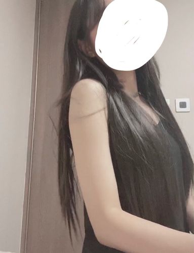 Customer photo review of Full Shine Clip in Extensions 100% Remy Human Hair 7 Pieces Off Black (#1B)