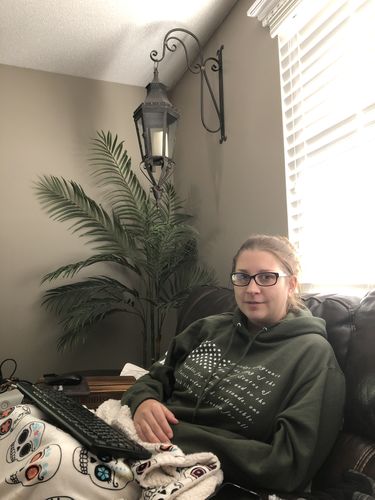 Customer photo review of Pledge Of Allegiance Hoodie