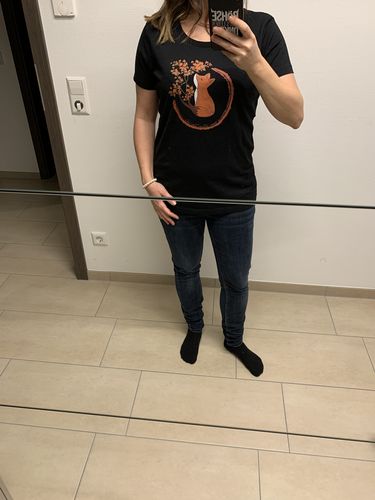 Customer photo review of HERBSTFUCHS  - Bio Damen Shirt