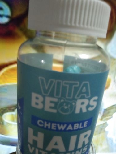 Customer photo review of Hair Vitamin Gummies