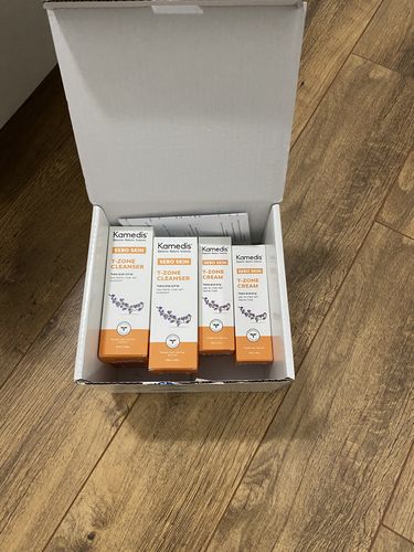 Customer photo review of ערכה טיפולית לעור פנים אדמומי | SEBO T-ZONE KIT