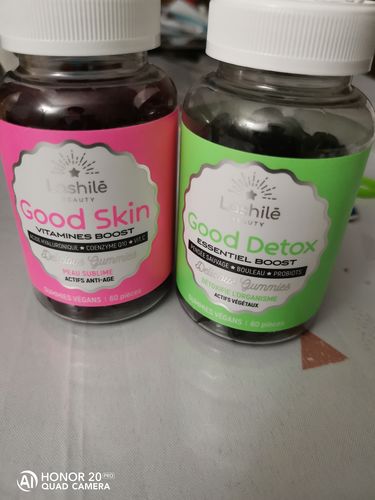 Customer photo review of Pack Skin et Detox - 3 mois