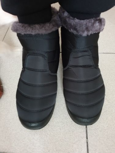 Customer photo review of Women's Winter Warm Waterproof Snow Booties [Limted SALE: Buy 2 Save More 15%]