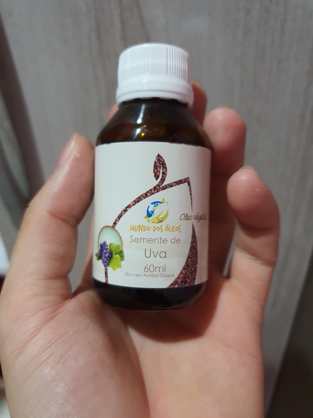 Customer photo review of Óleo de Semente de Uva