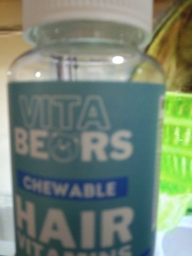 Customer photo review of Hair Vitamin Gummies