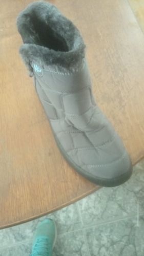 Customer photo review of Women's Winter Warm Waterproof Snow Booties [Limted SALE: Buy 2 Save More 15%]