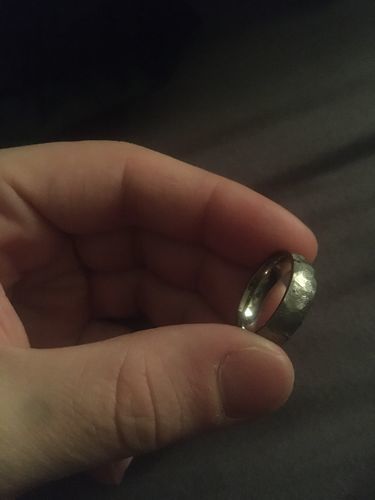 Customer photo review of Cold Hammered Titanium