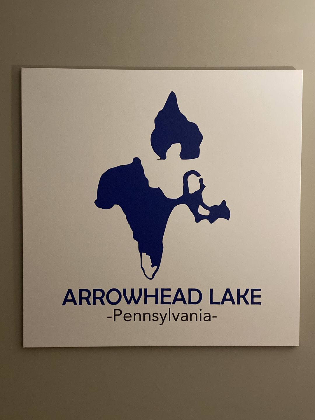 Customer photo review of Custom Lake Square Canvas