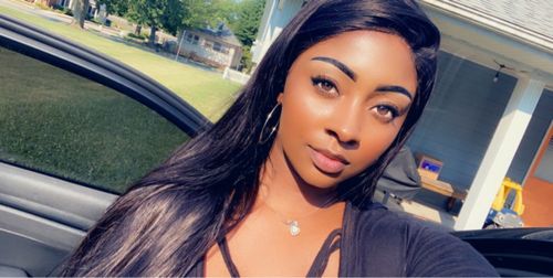 Customer photo review of Full Shine Sew In Hair Weft Bundles 100% Remy Human Hair Jet Black (#1)